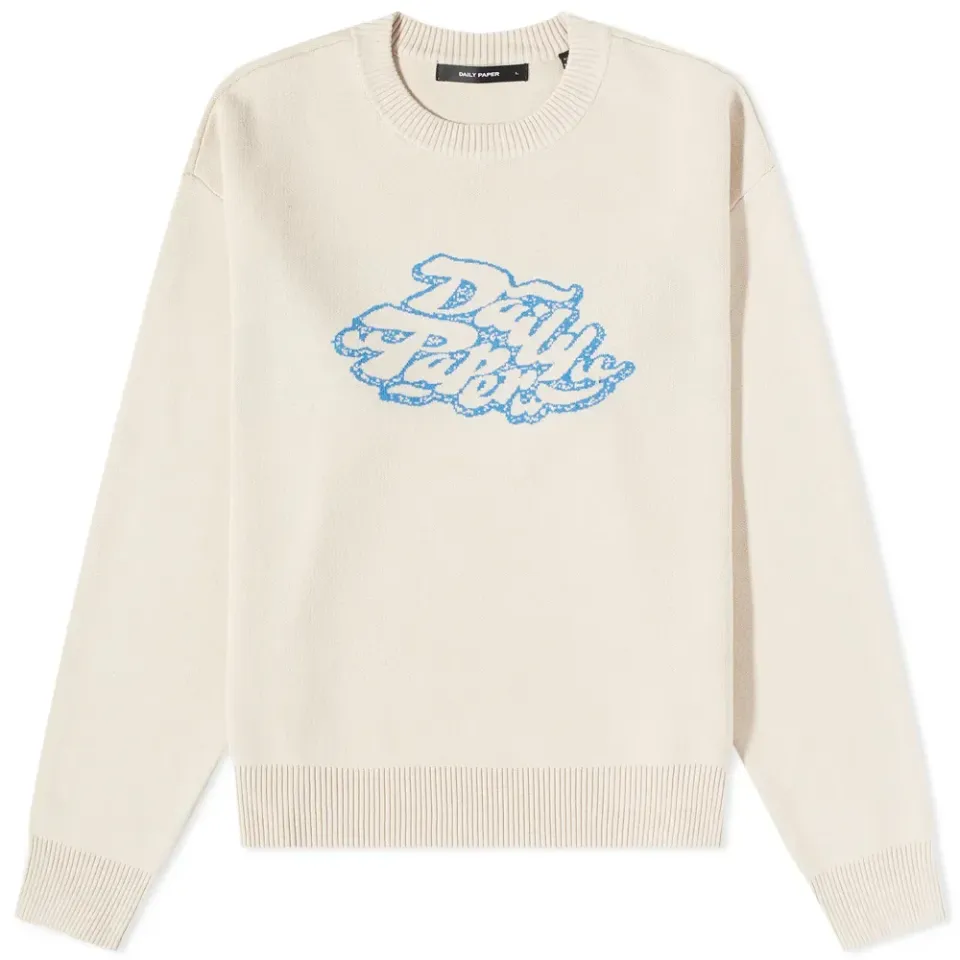 Pelaz Intarsia Logo Crew Knit
