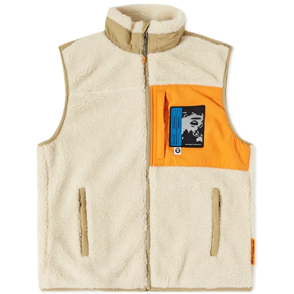 AAPE Polar Fleece Gillet