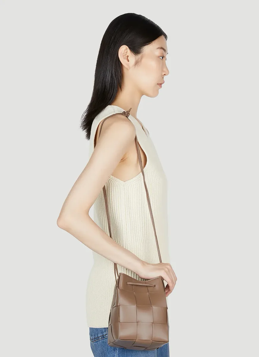 Small Cassette Bucket Bag