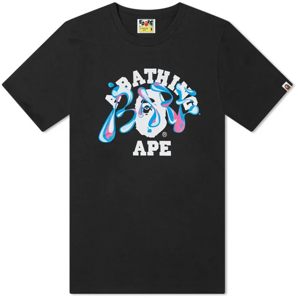 Marble Camo Liquid College T-Shirt