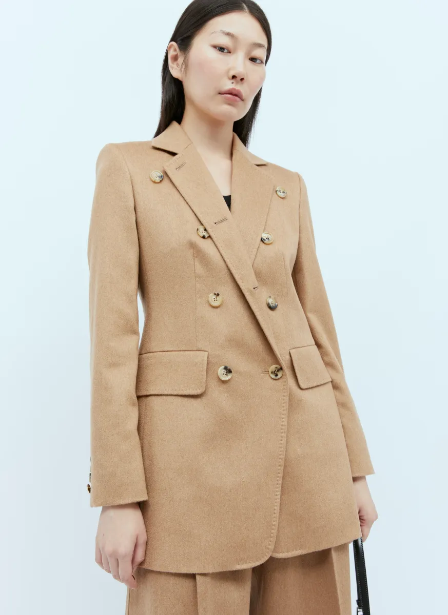 Double Breasted Wool Blazer