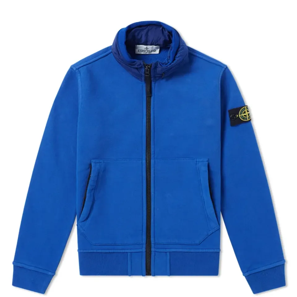 Concealed Hood Zip Sweat
