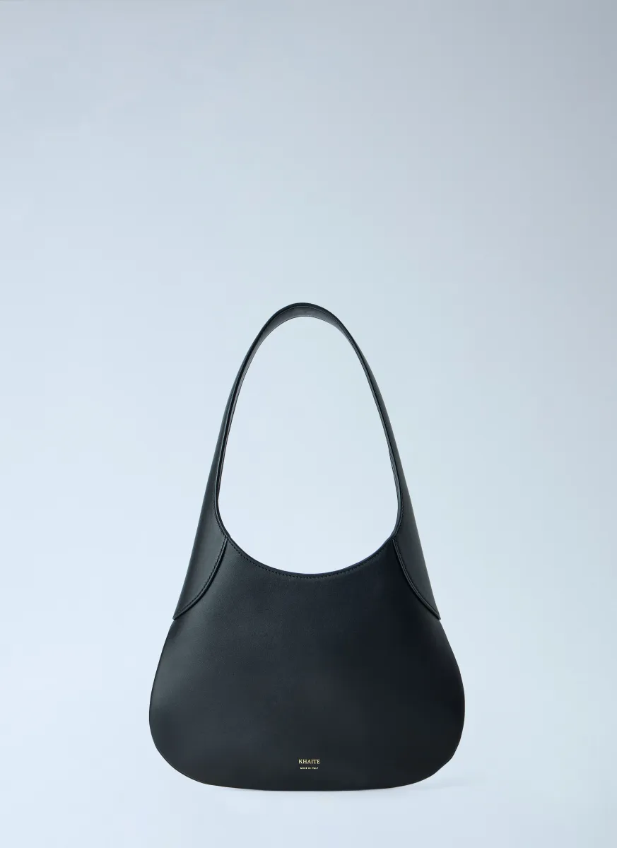 Small Joan Leather Hobo Bag
