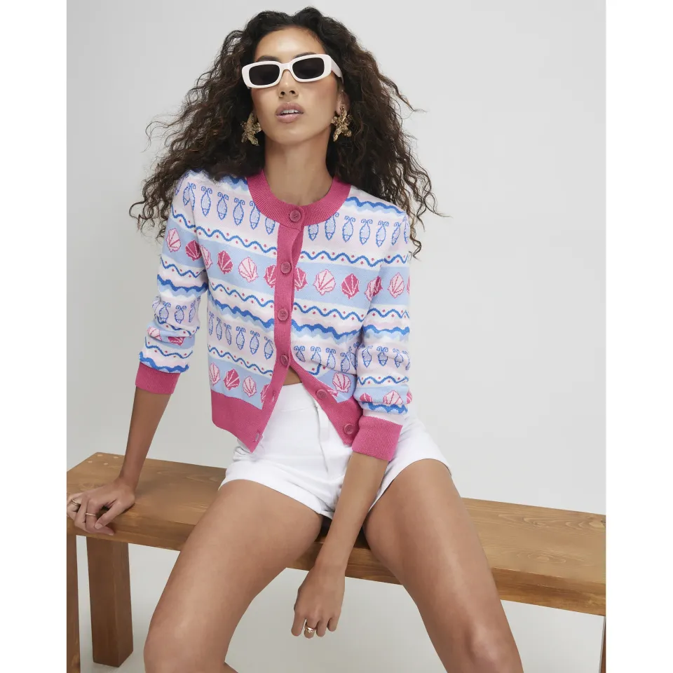 Knitted Shell Cardigan