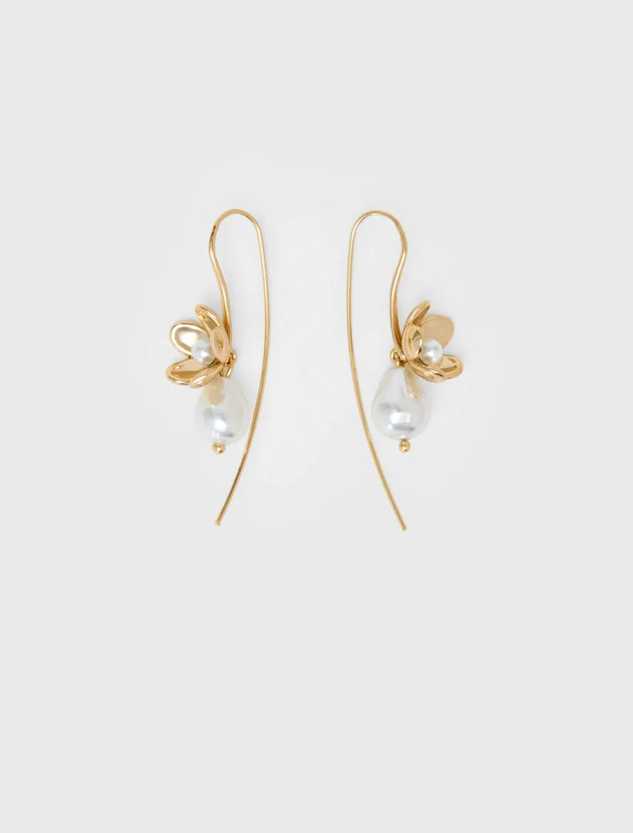 Fine flower earrings