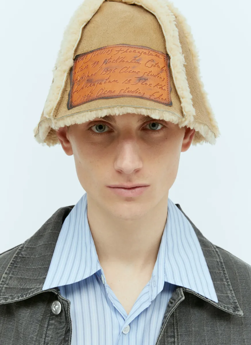 Shearling Bucket Hat