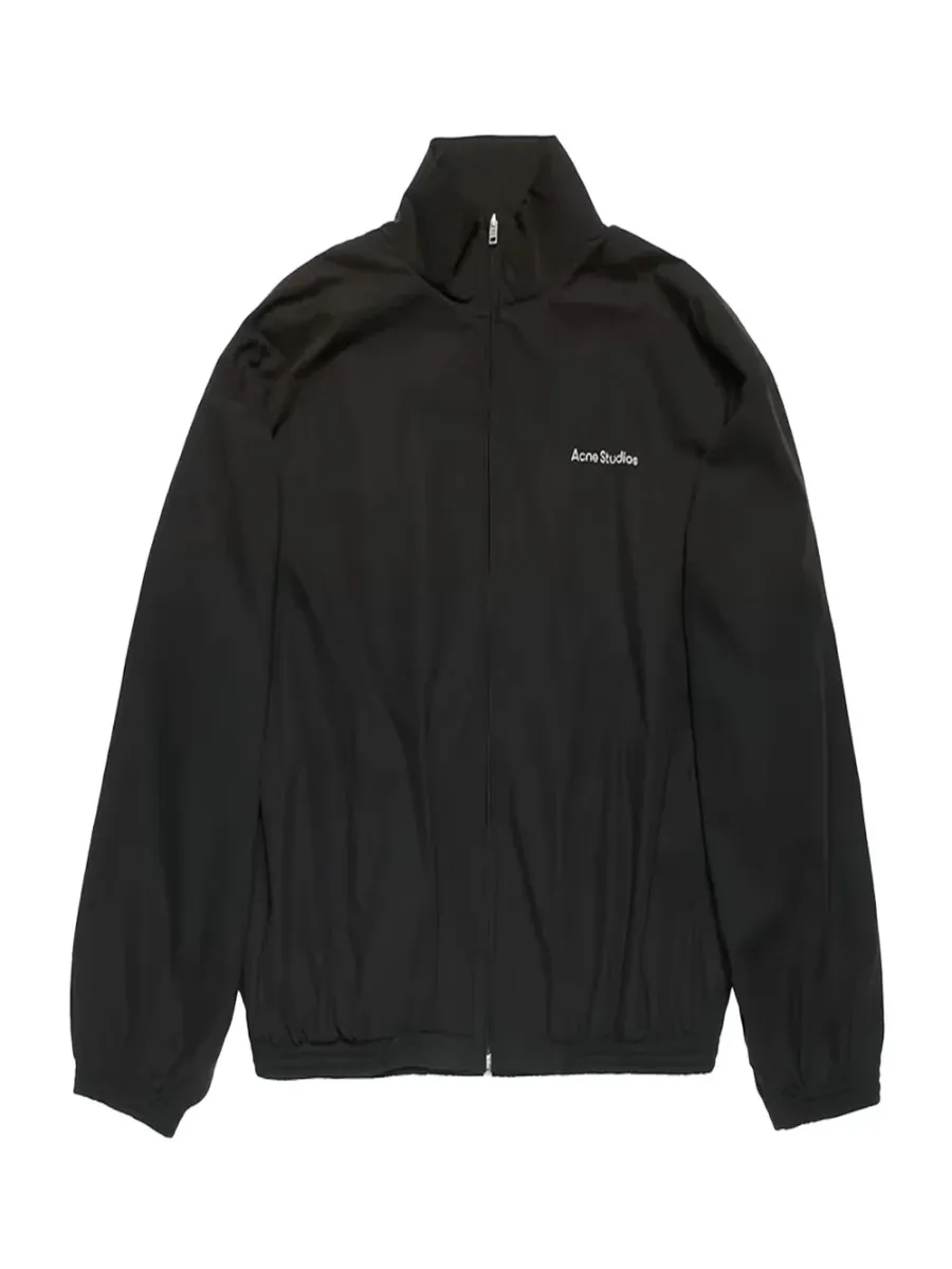 Unisex 1996 Logo zipper jacket Black