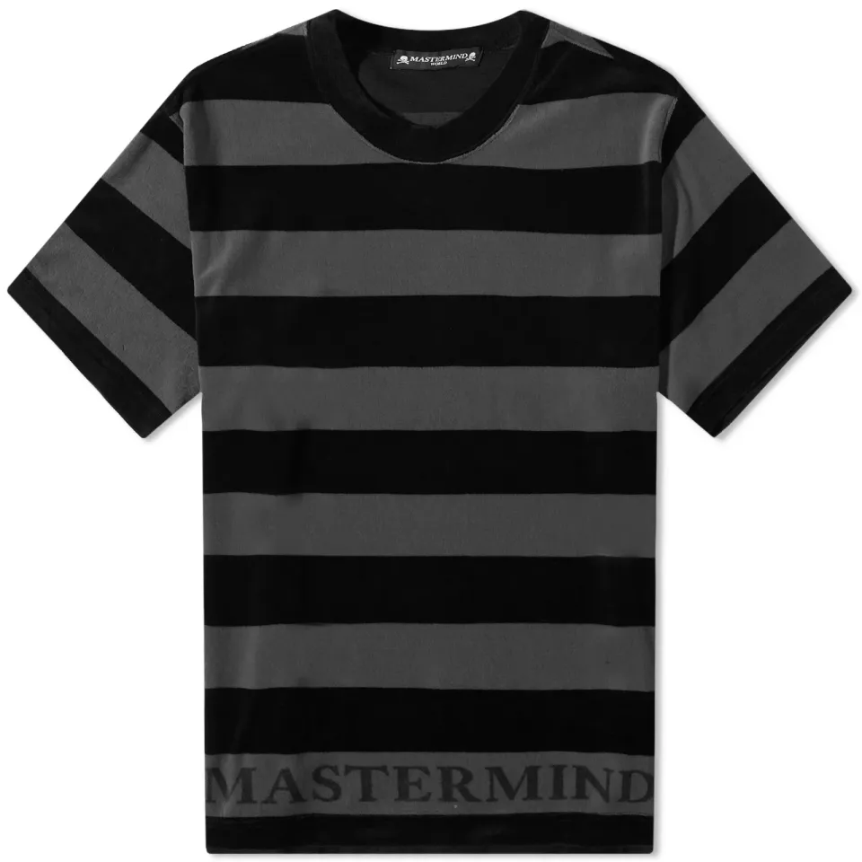 Velour Stripe T-Shirt