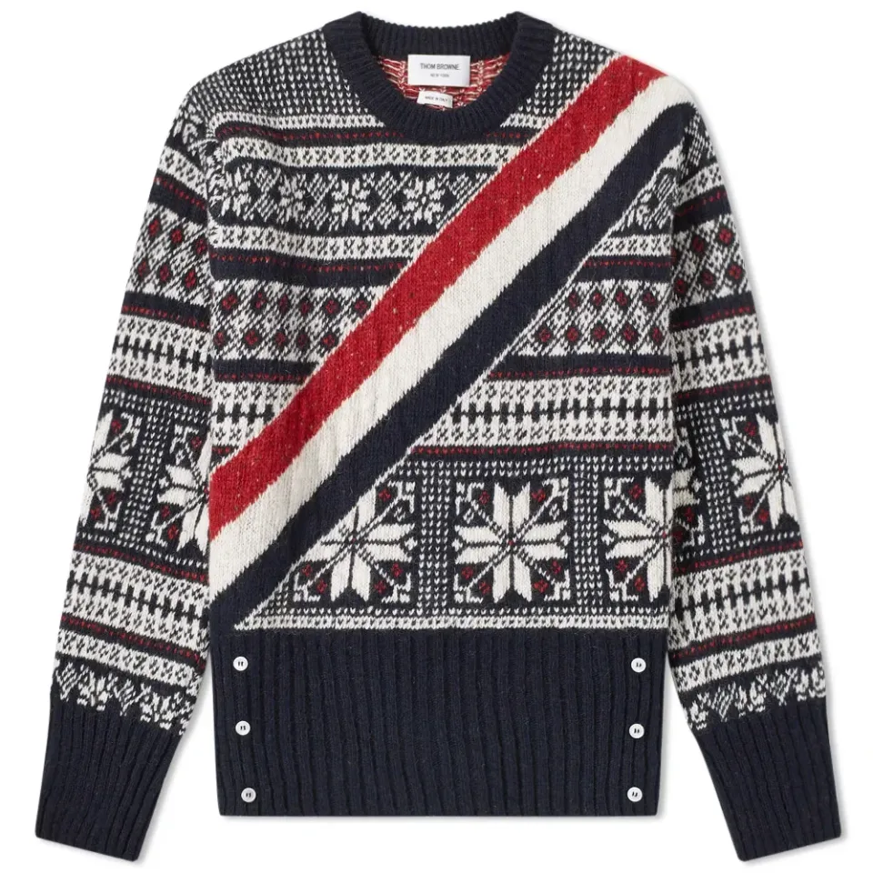 Winter Fair Isle Crew Knit