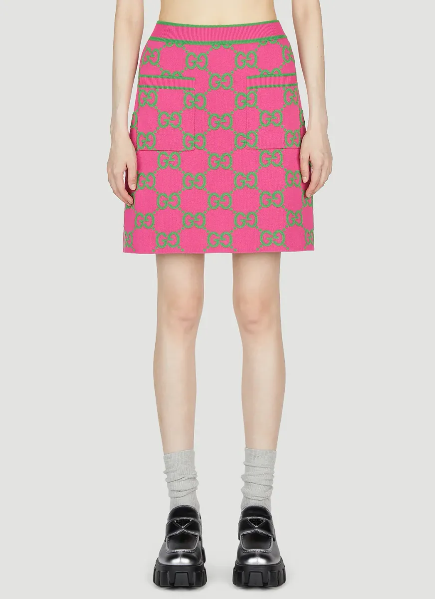 GG Knit Skirt
