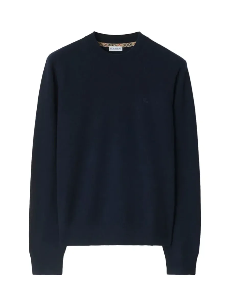 Men cashmere sweater Navy