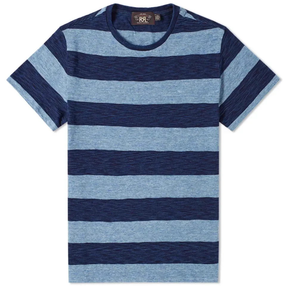 Wide Stripe Slub Tee