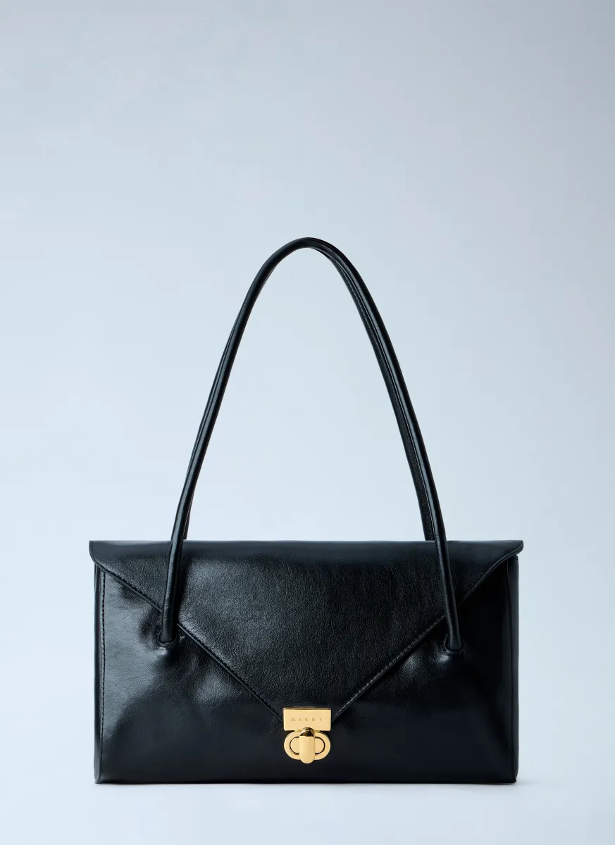 East West Flap Closure Shoulder Bag
