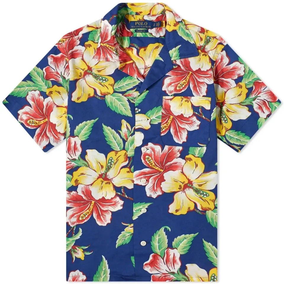 Palm Print Vacation Shirt