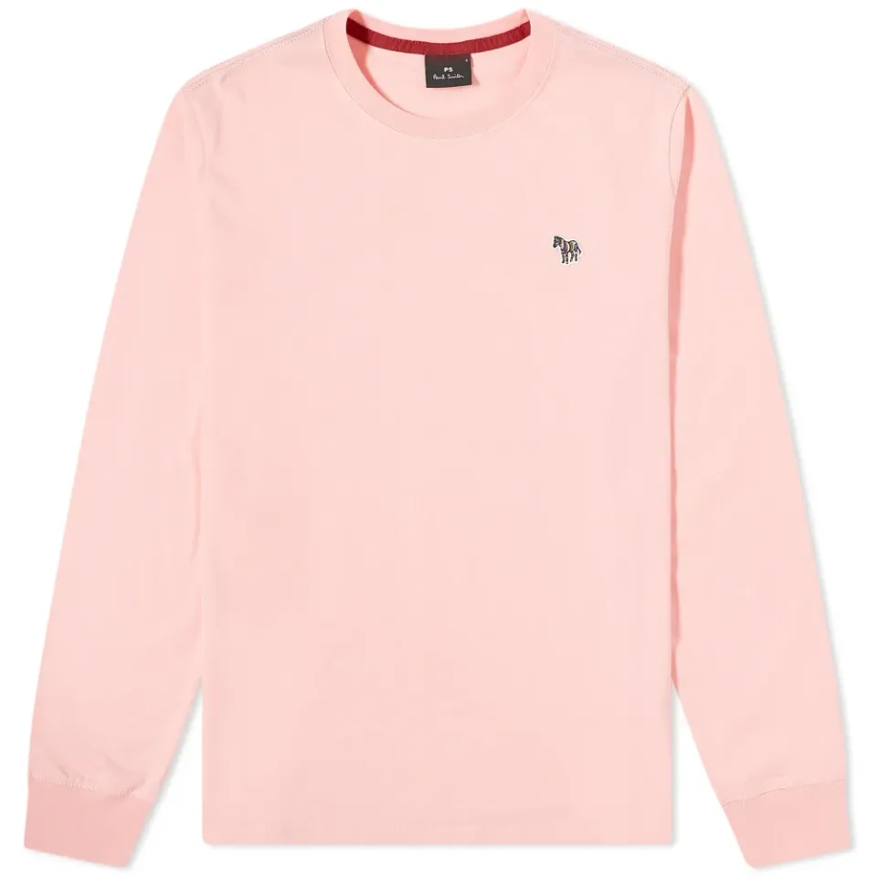 Long Sleeve Zebra Logo T-Shirt