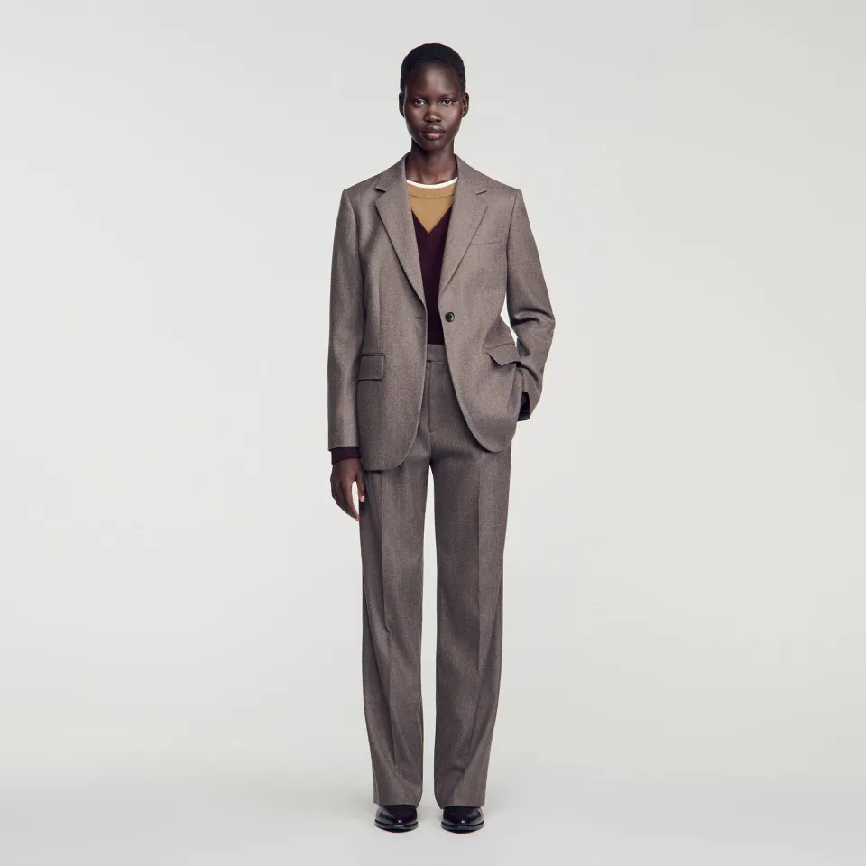 Wool suit jacket