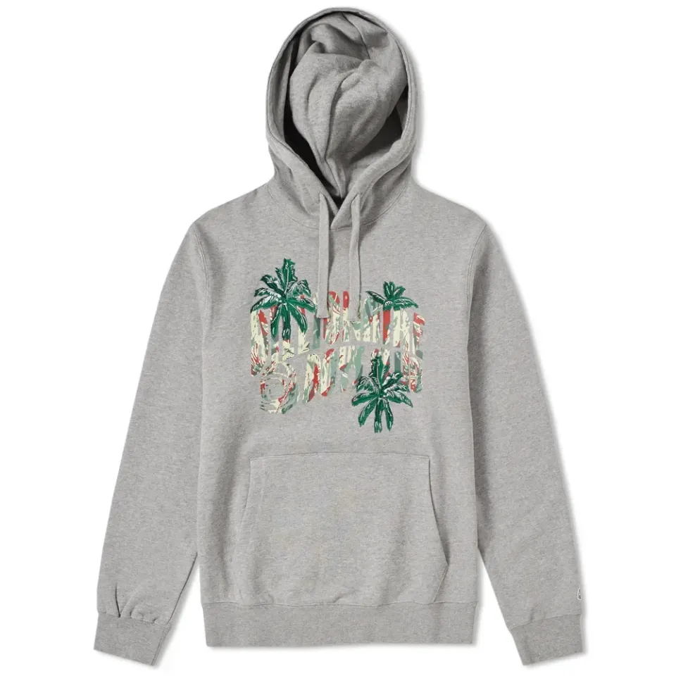 Palm Embroidered Popover Hoody
