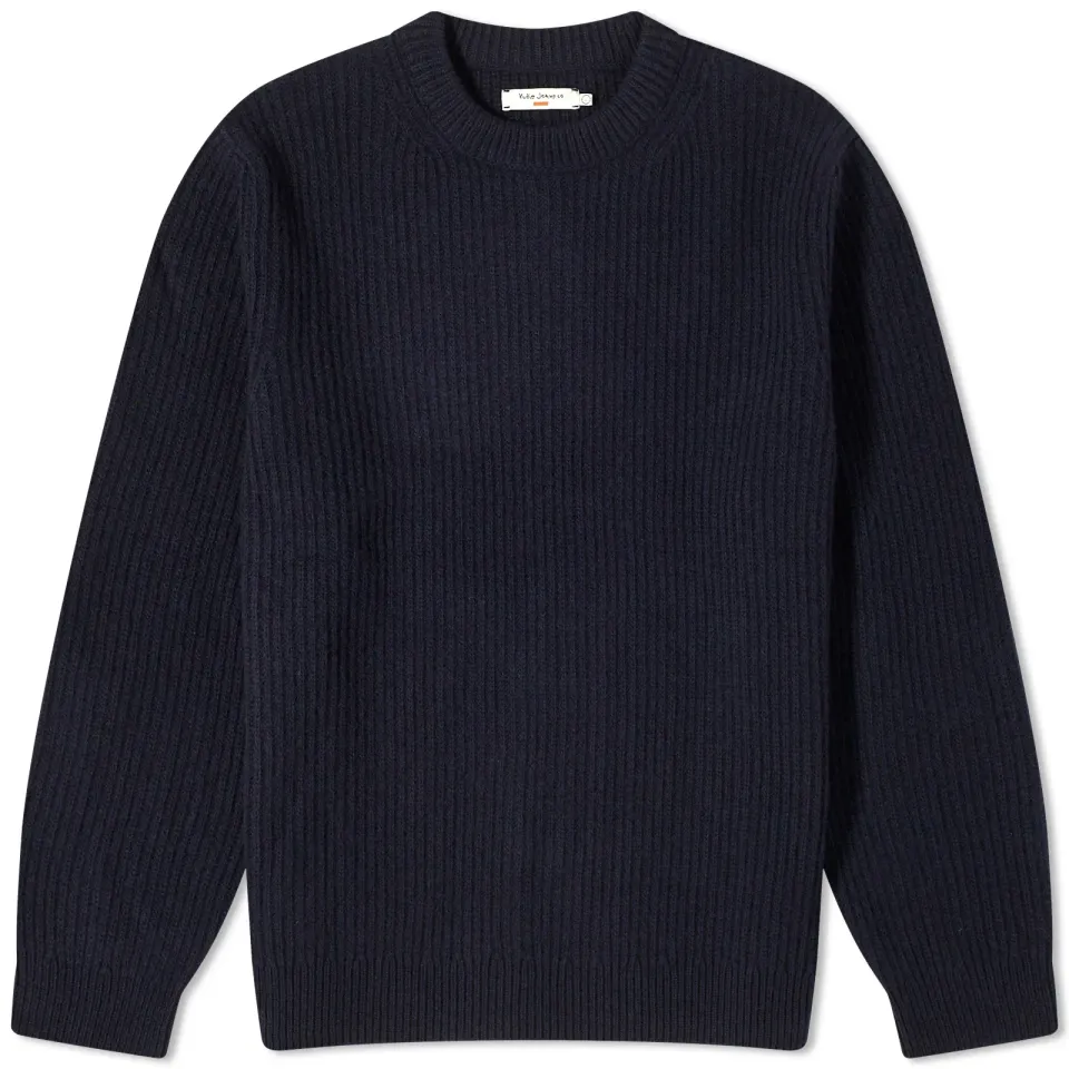 Nudie Jeans August Rib Wool Jumper