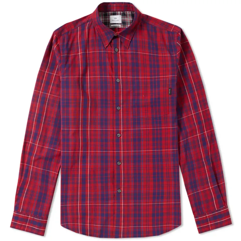 Tailored Fit Check Shirt