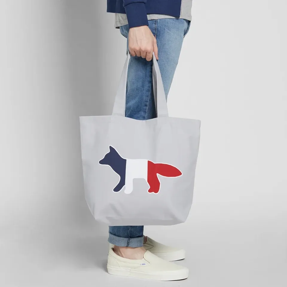 Maison Kitsuné Tricolour Fox Tote