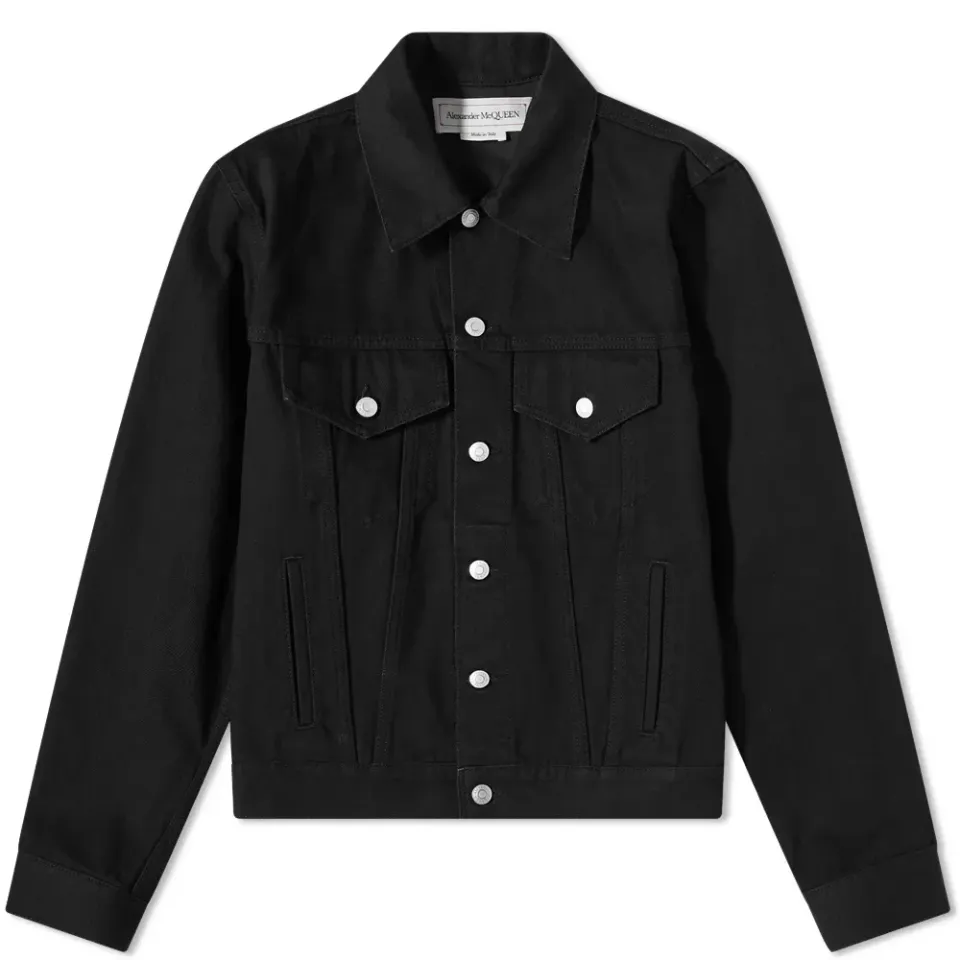 Script Logo Back Denim Jacket