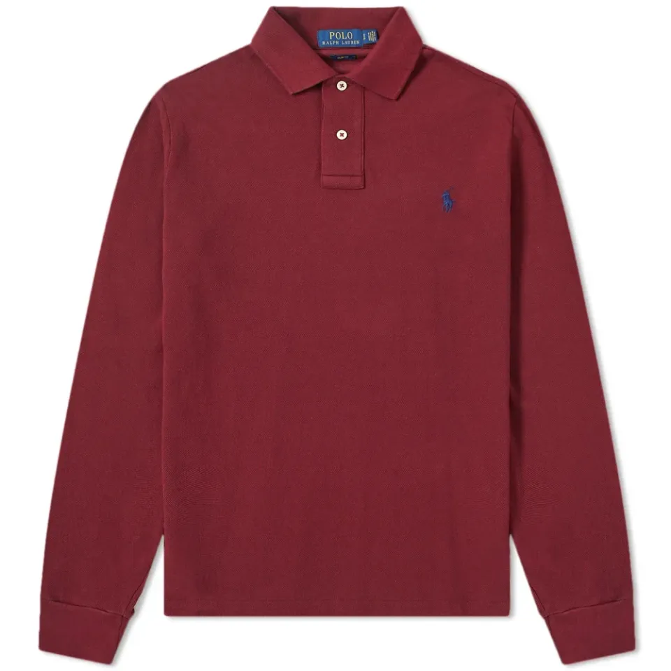 Long Sleeve Slim Fit Polo