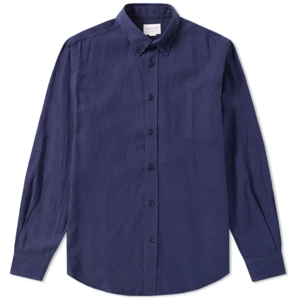 Button Down Tab Collar Shirt