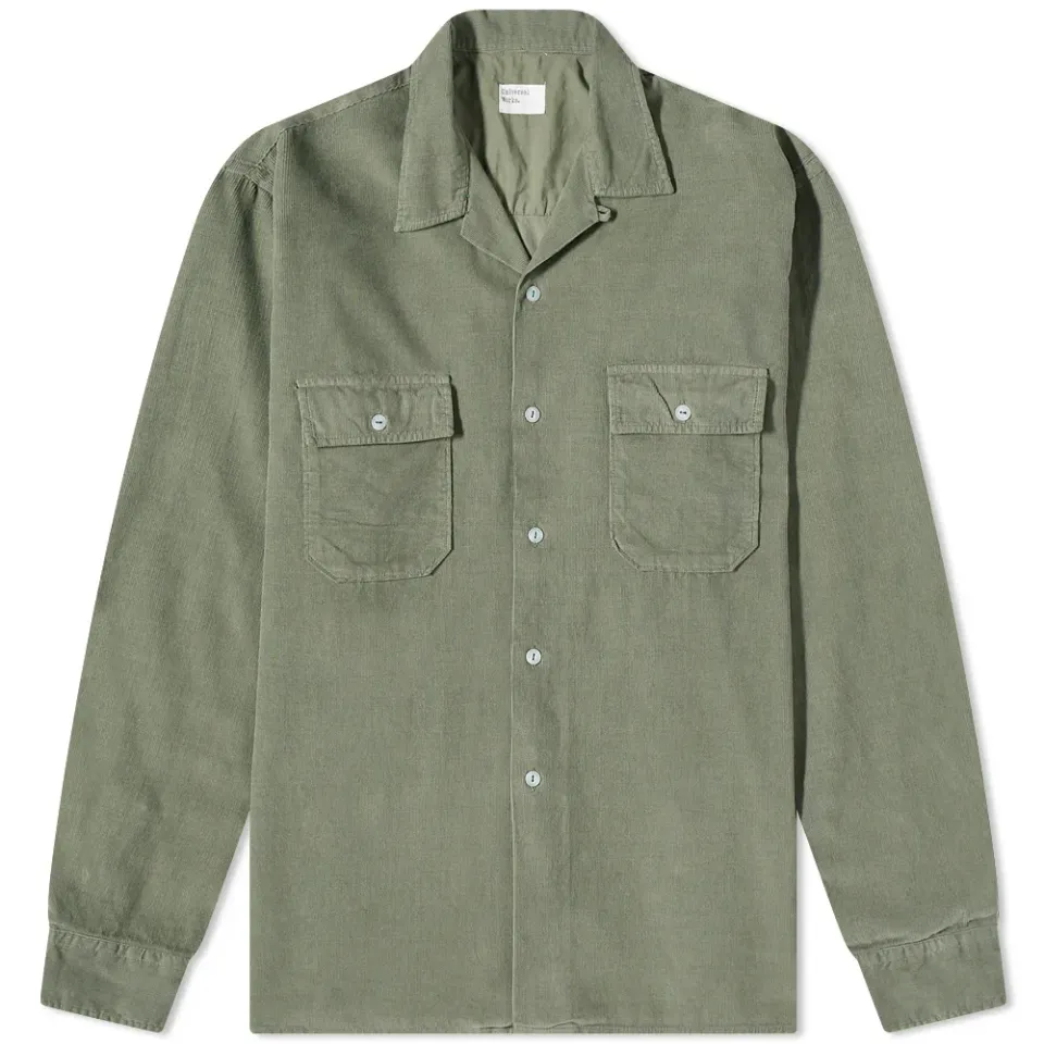 Fine Cord Worker Shirt