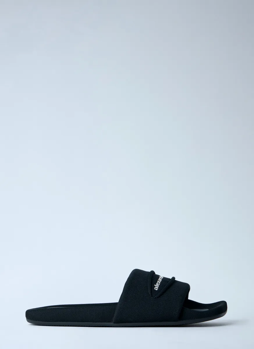 Mesh Slide Sandals
