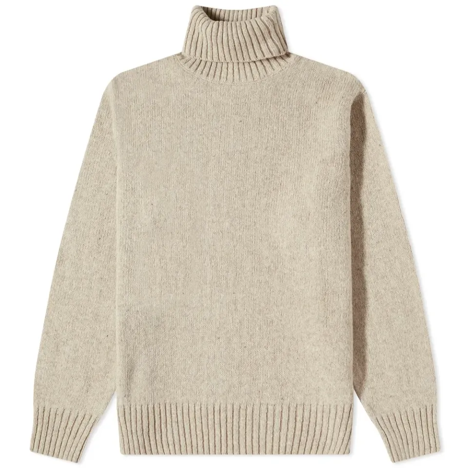 Eco Wool Roll Neck Knit