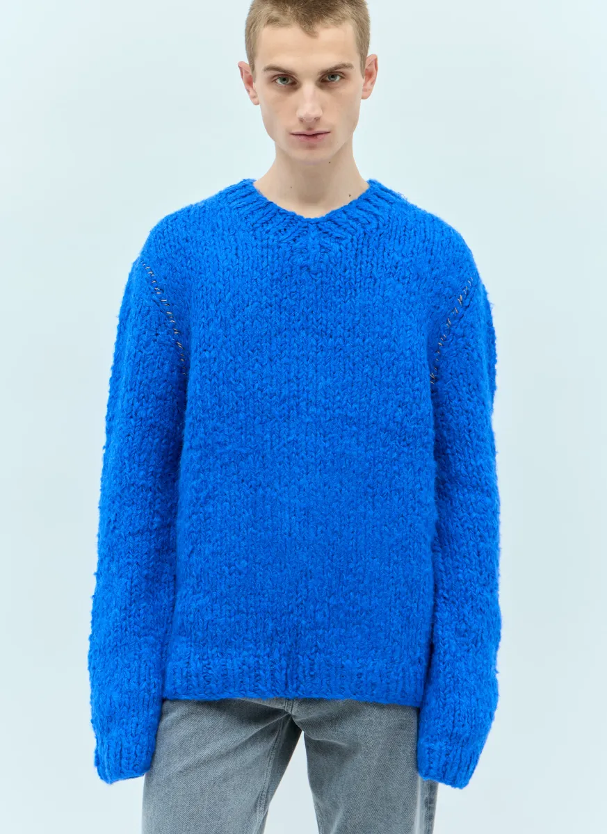 Knitted Alpaca Mix Sweater