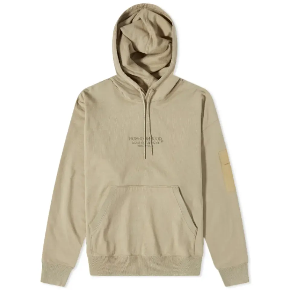 Solid Pocket Sleeve Hoody