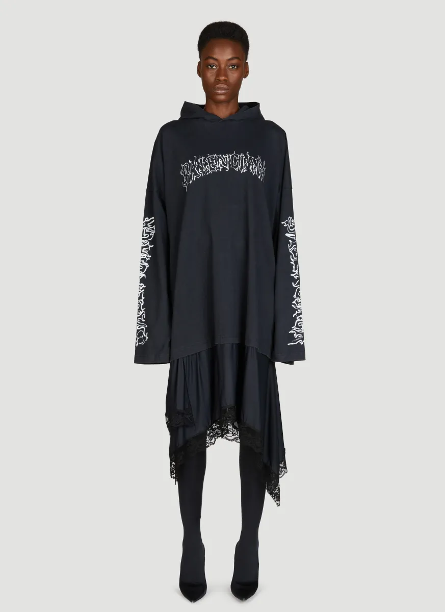 Hooded Hybrid Dress