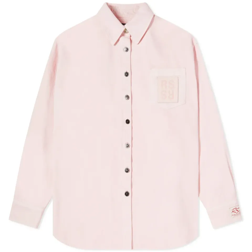 Logo Oversized Denim Shirt