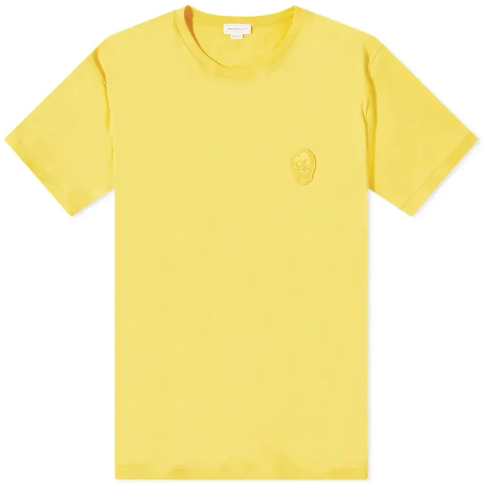 Tonal Skull Motif T-Shirt