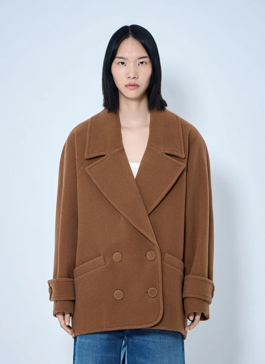 Double-Breasted Short Coat