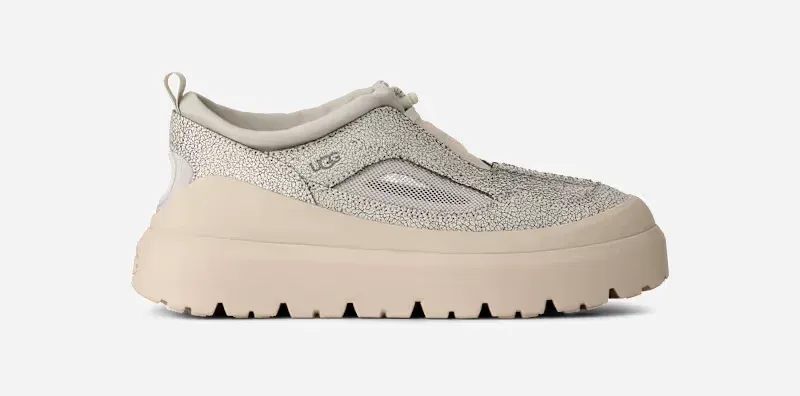 Heritage Utility Axoid Crackle Trainer, Polyester/Leather