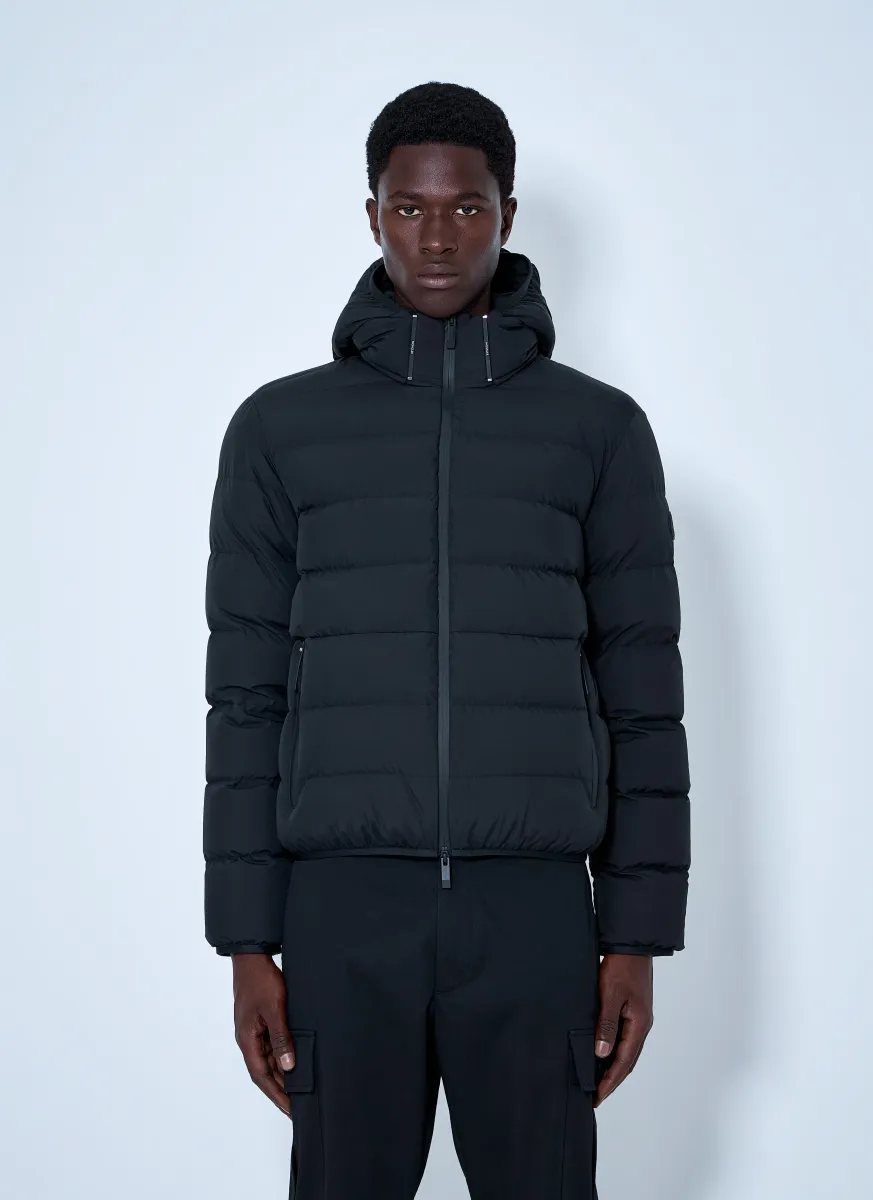 Arajoki Hooded Short Down Jacket