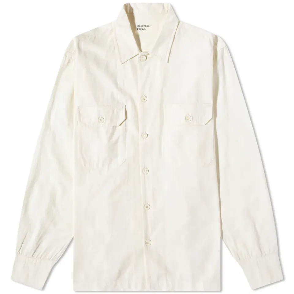 Slub Chambray Utility Shirt
