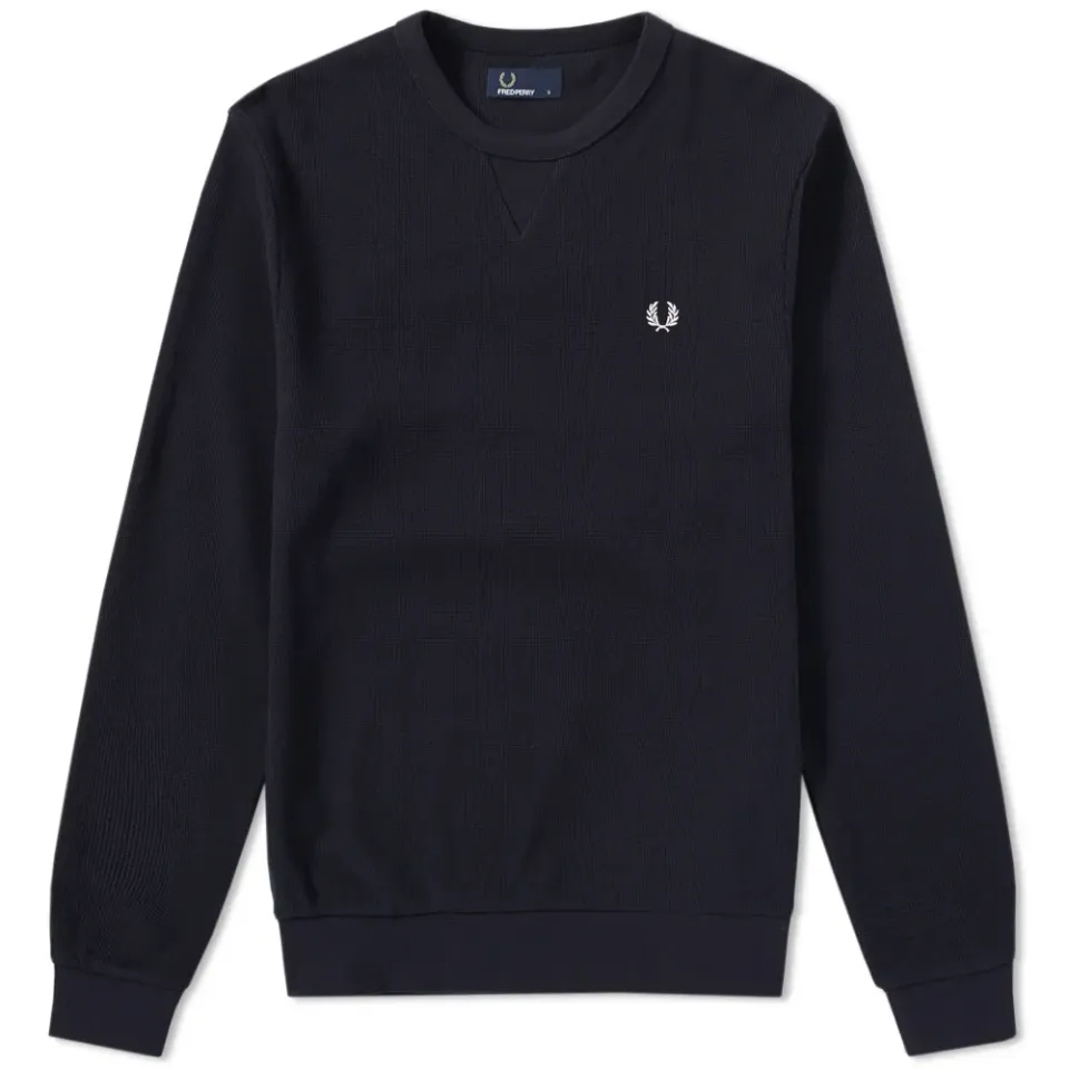 Fred Perry Waffle Crew Sweat