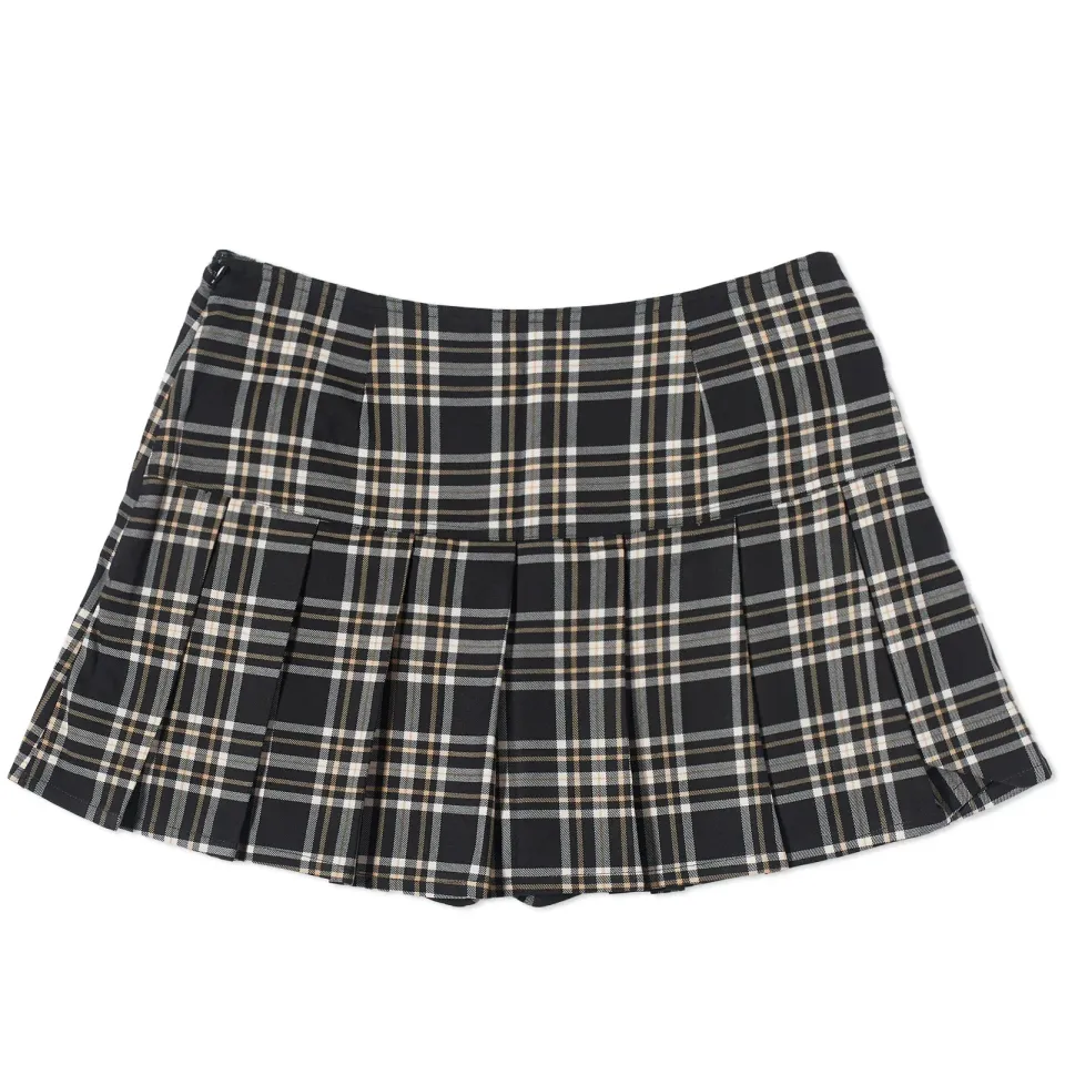 Check Mini Skirt