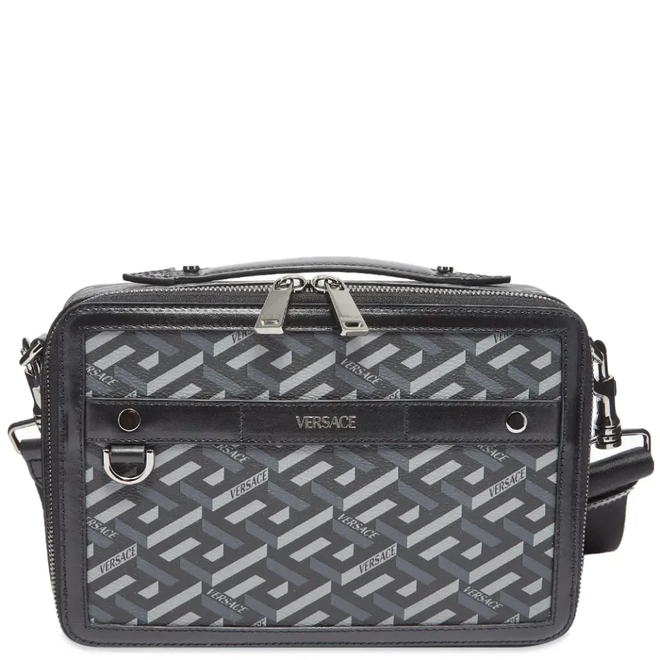 Geometric Print Side Bag