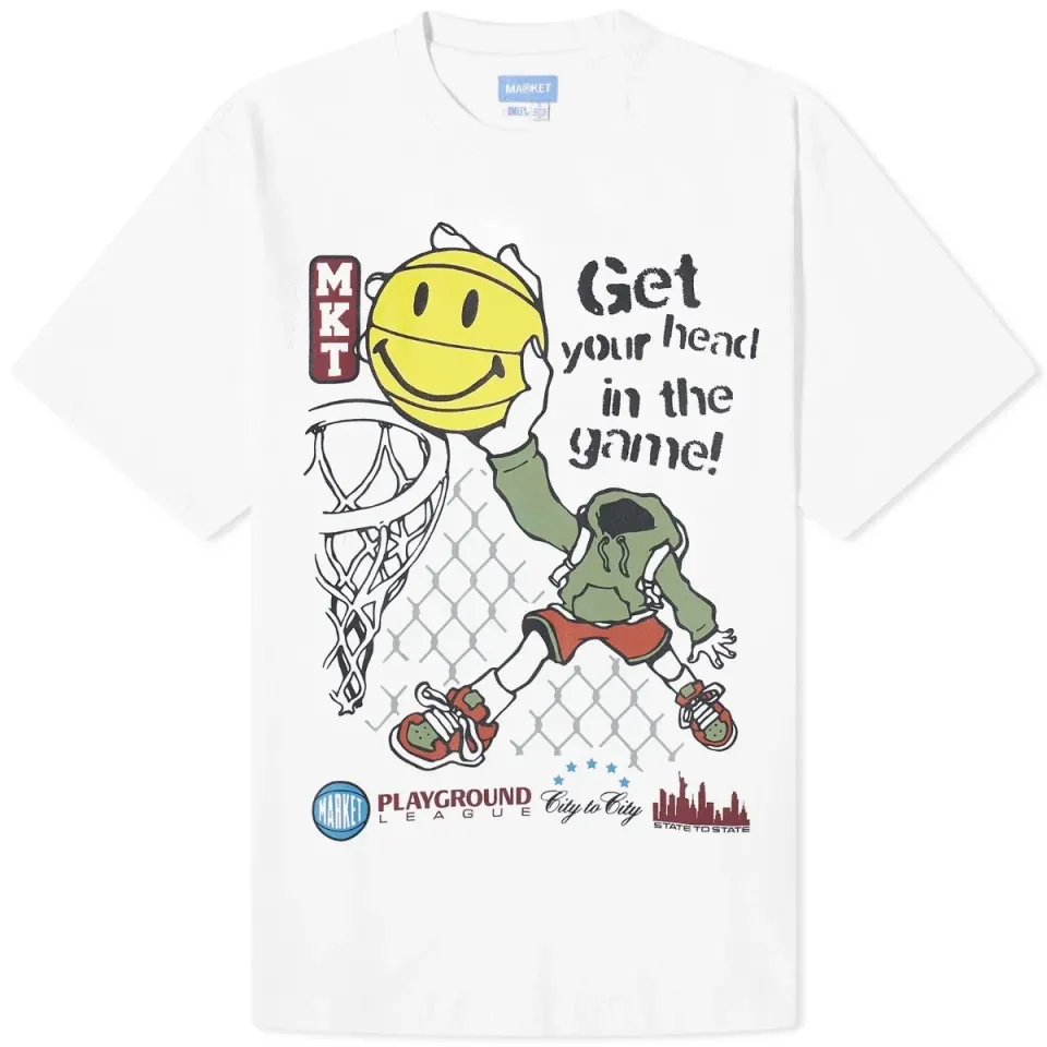 Smiley Head In The Game T-Shirt