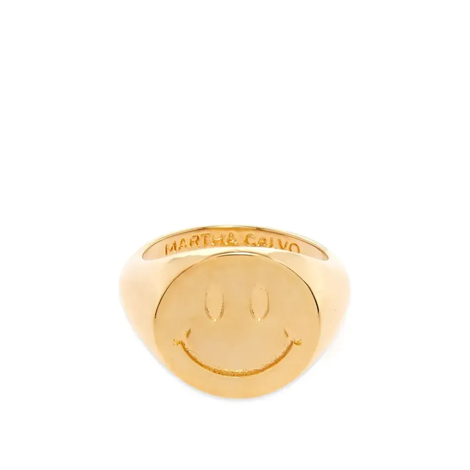 Be Happy Signet Ring
