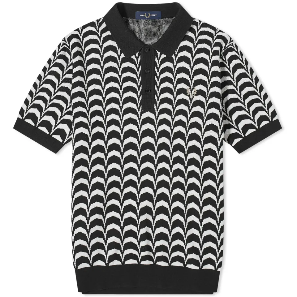 Jackquard Knit Polo