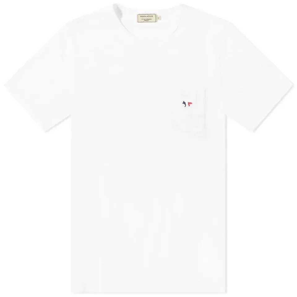 Maison Kitsuné Tricolour Fox Patch T-Shirt