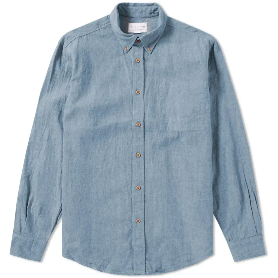 Button Down Tab Collar Shirt