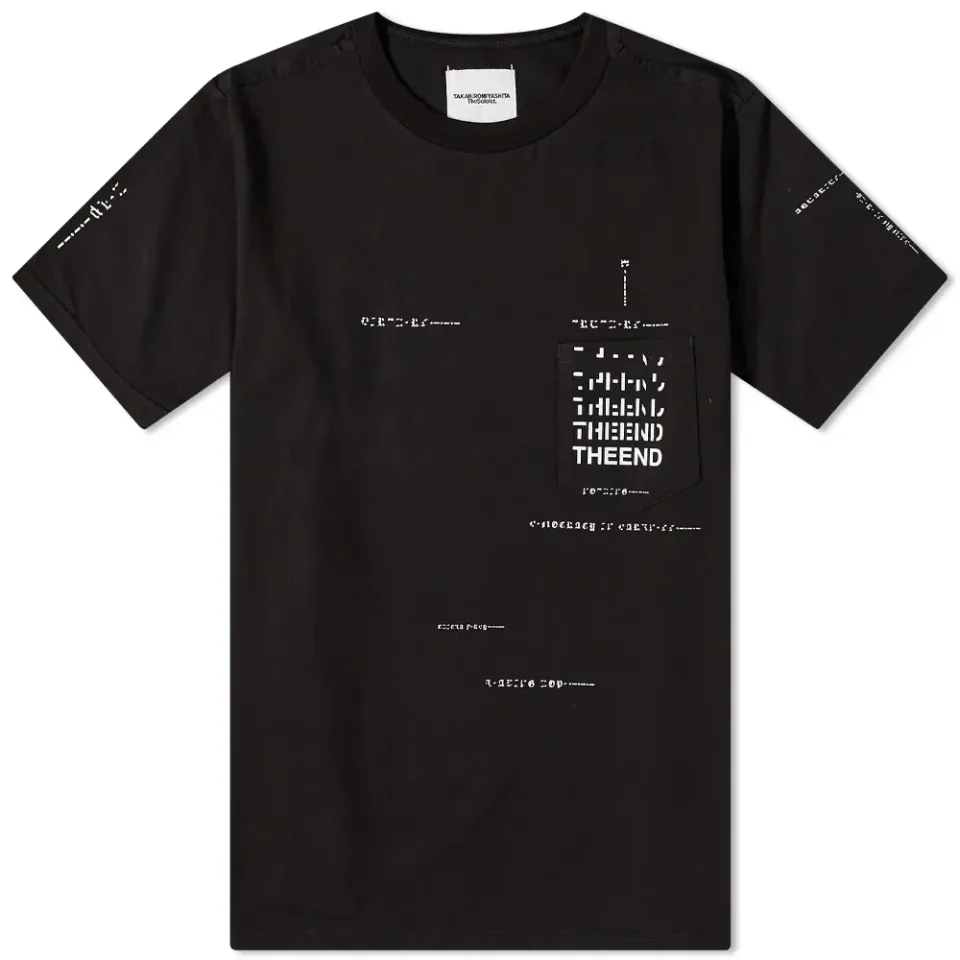 TAKAHIROMIYASHITA TheSoloist. Geometric Morse Code Tee