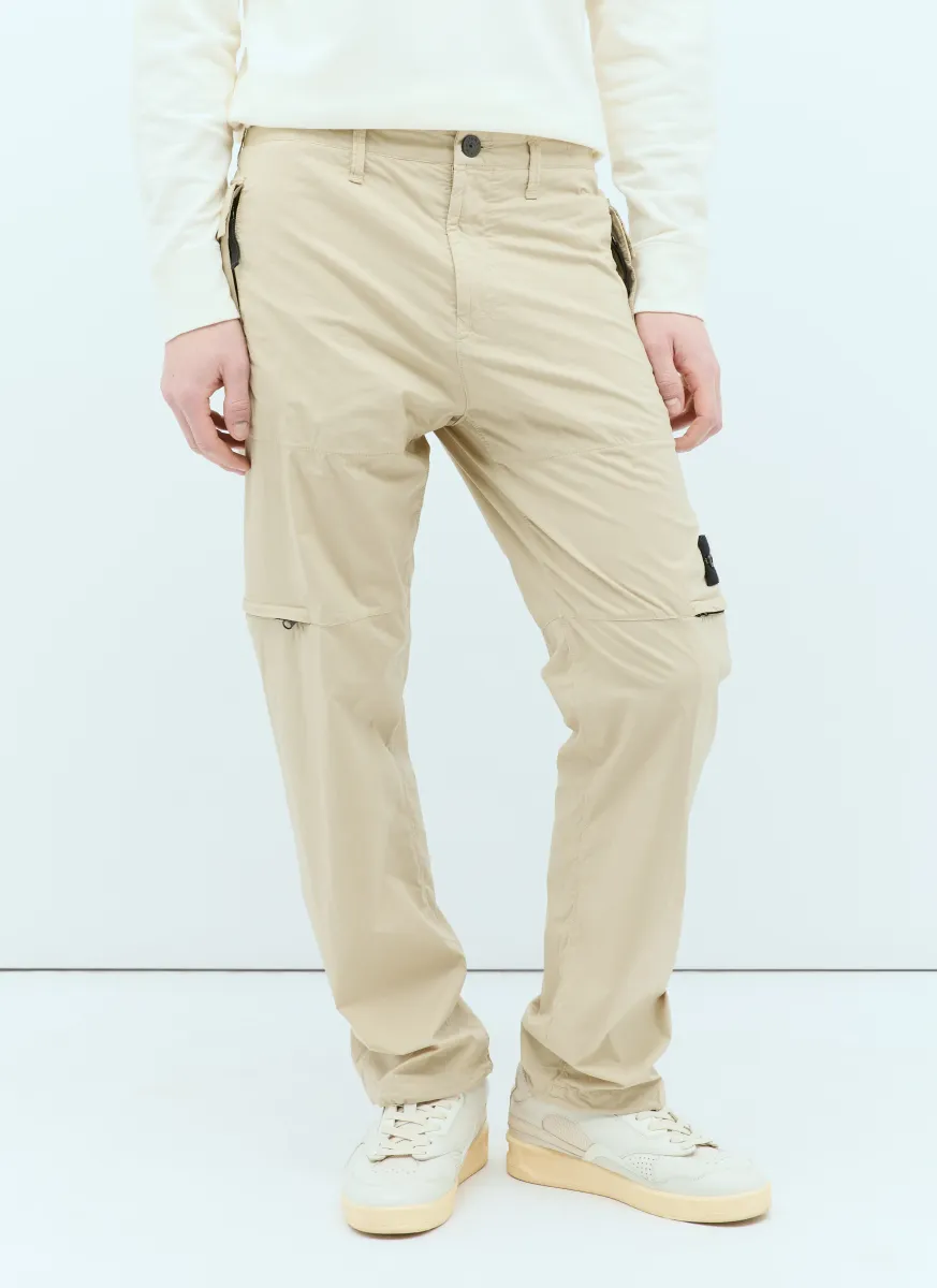 Logo Patch Cargo Pants