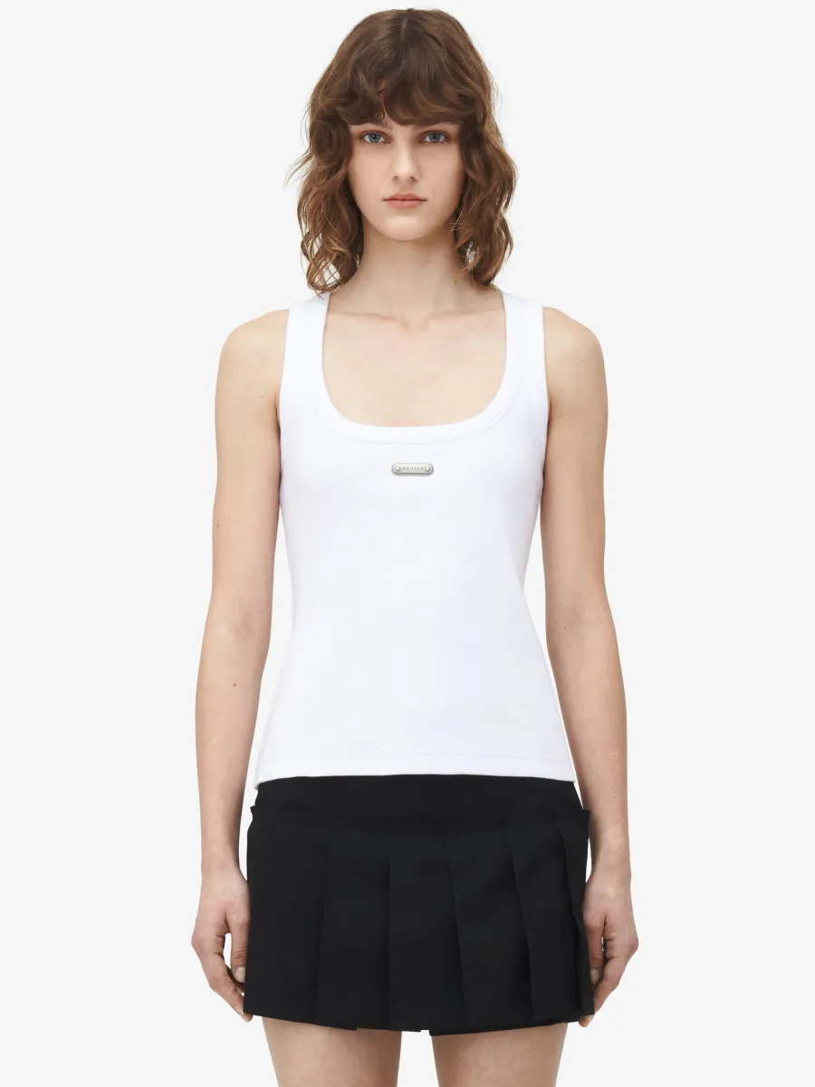 McQueen Placket Tank Top